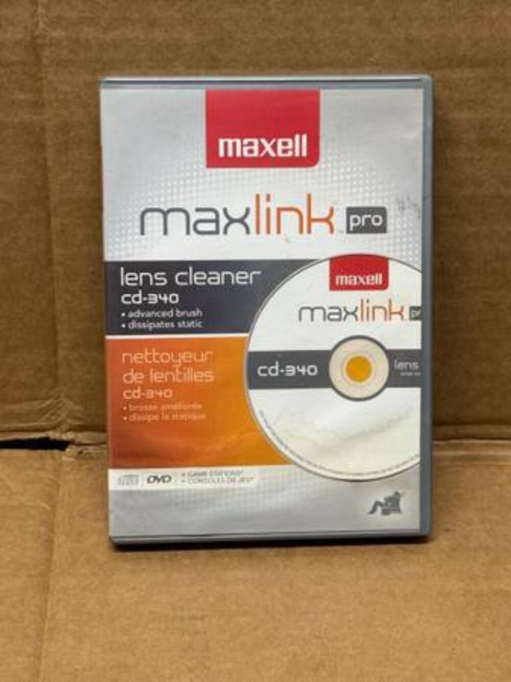 Maxell MaxLink Pro Lens Cleaner Disc